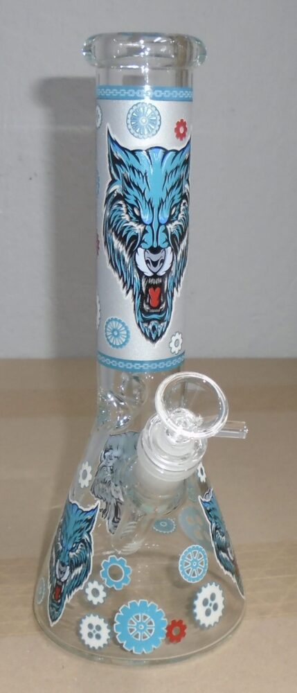 Glass Bong 10 Inch Wolf #2 Redding 420 Cannabis Delivery